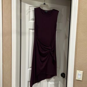 Cute asymmetrical burgundy sheath dress from Nordstrom